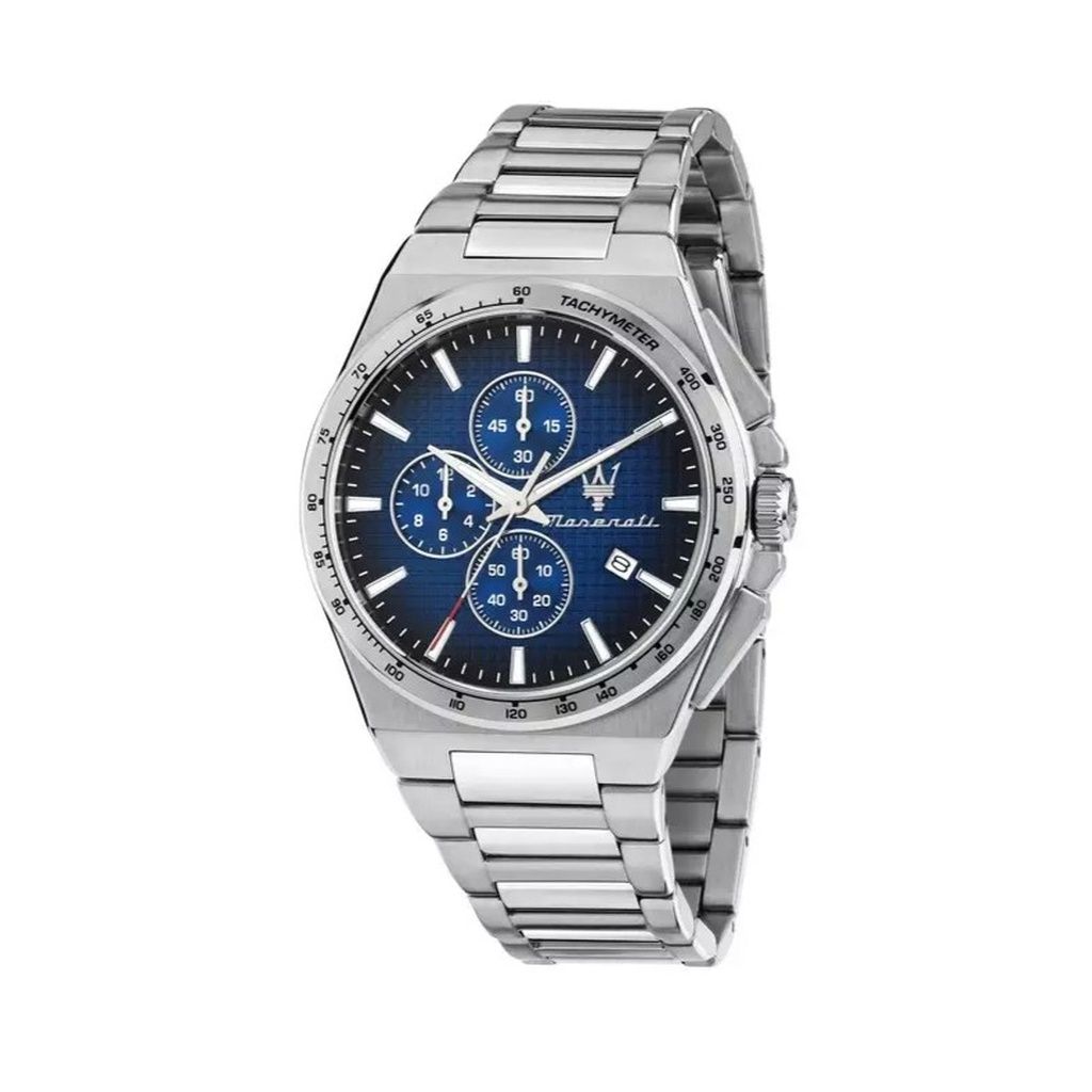 Maserati Velocita Chronograph Stainless Steel Blue Dial Quartz R8873653003 MenS Watch