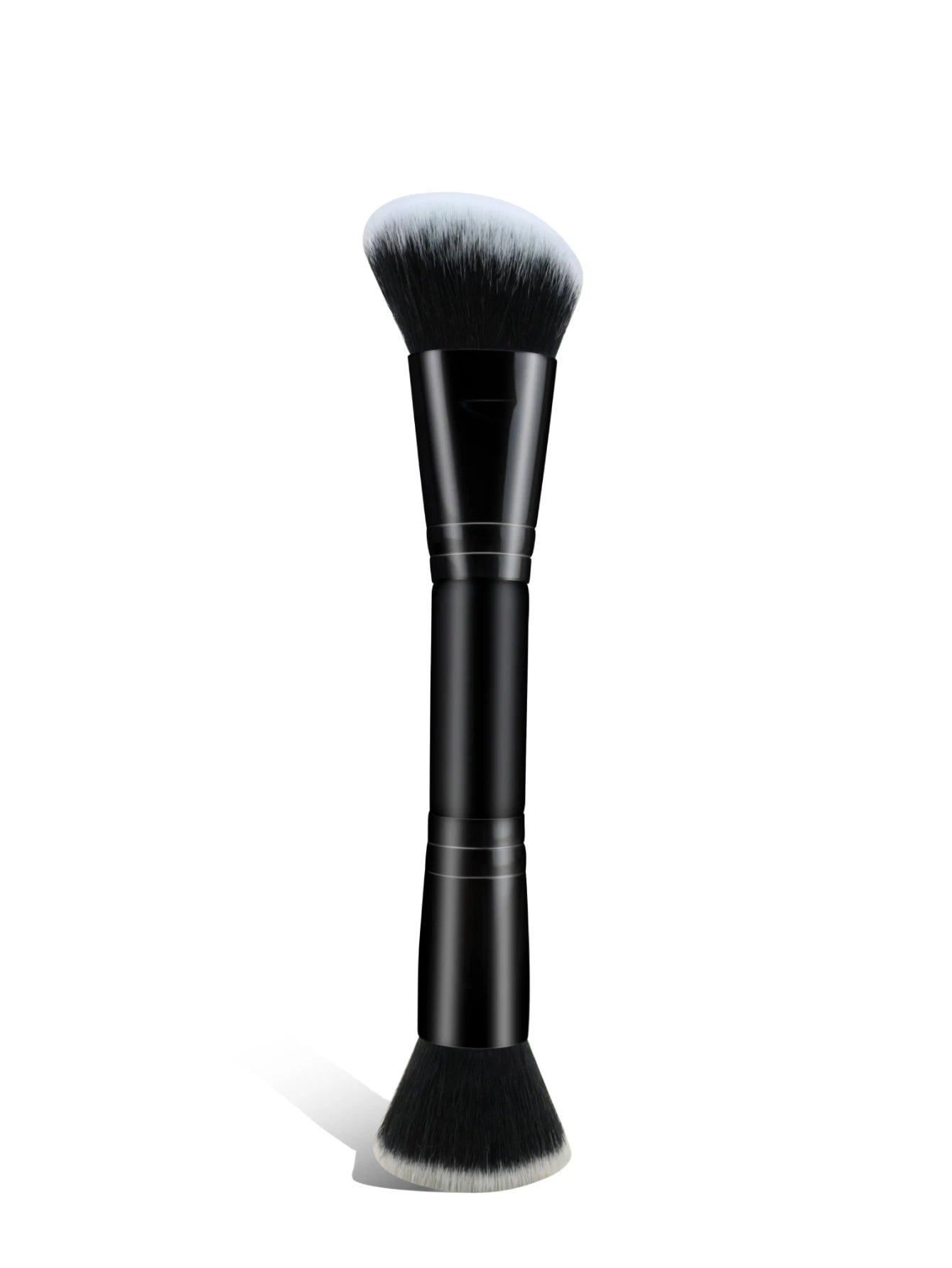 Facial Makeup Brush, a Portable Dual-Head Multi-Functional Makeup Brush, Foundation Brush, Contour Brush, Loose Powder Brush, Blush Brush, All-In-One Makeup Brush, Suitable for Both Men and Women
