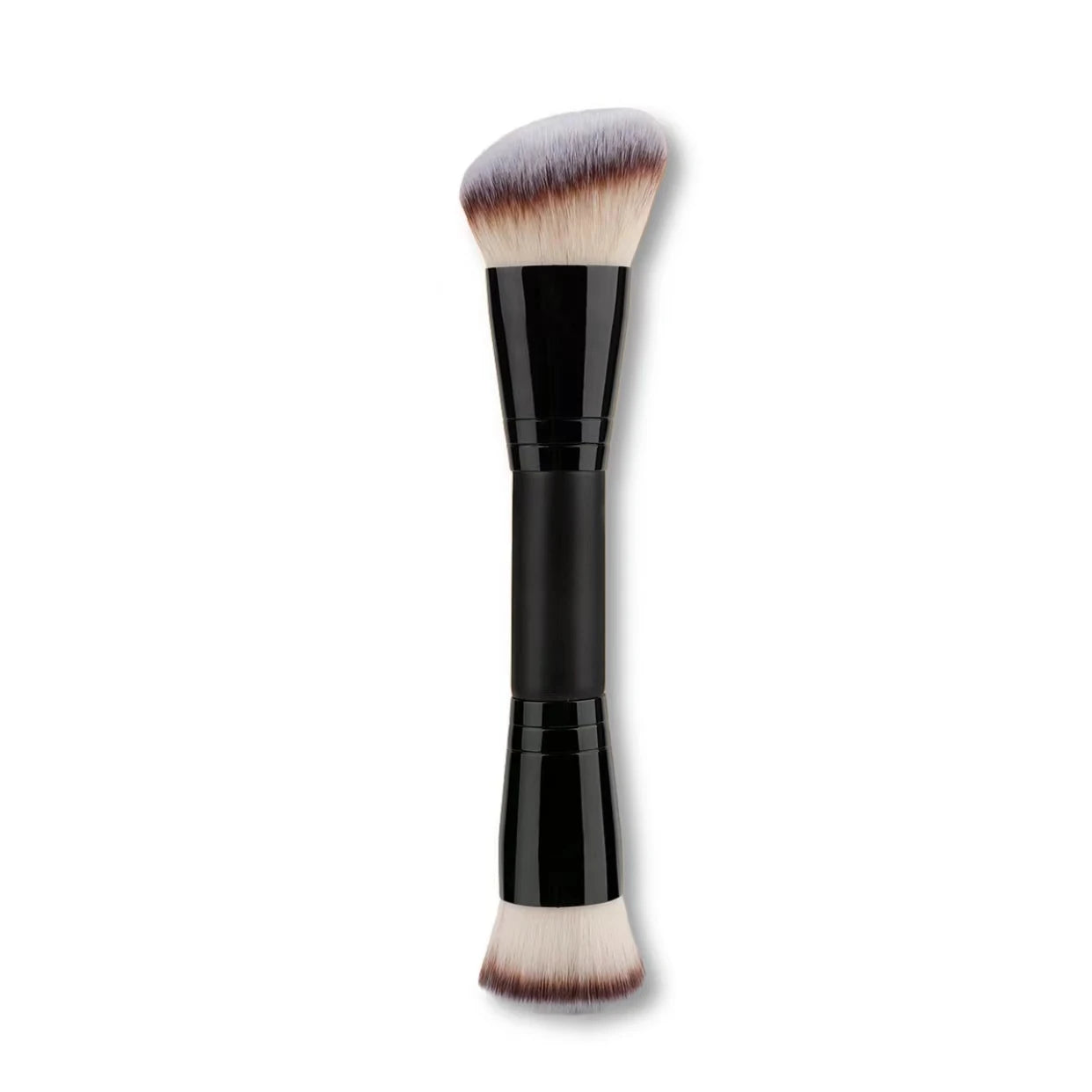Facial Makeup Brush, a Portable Dual-Head Multi-Functional Makeup Brush, Foundation Brush, Contour Brush, Loose Powder Brush, Blush Brush, All-In-One Makeup Brush, Suitable for Both Men and Women