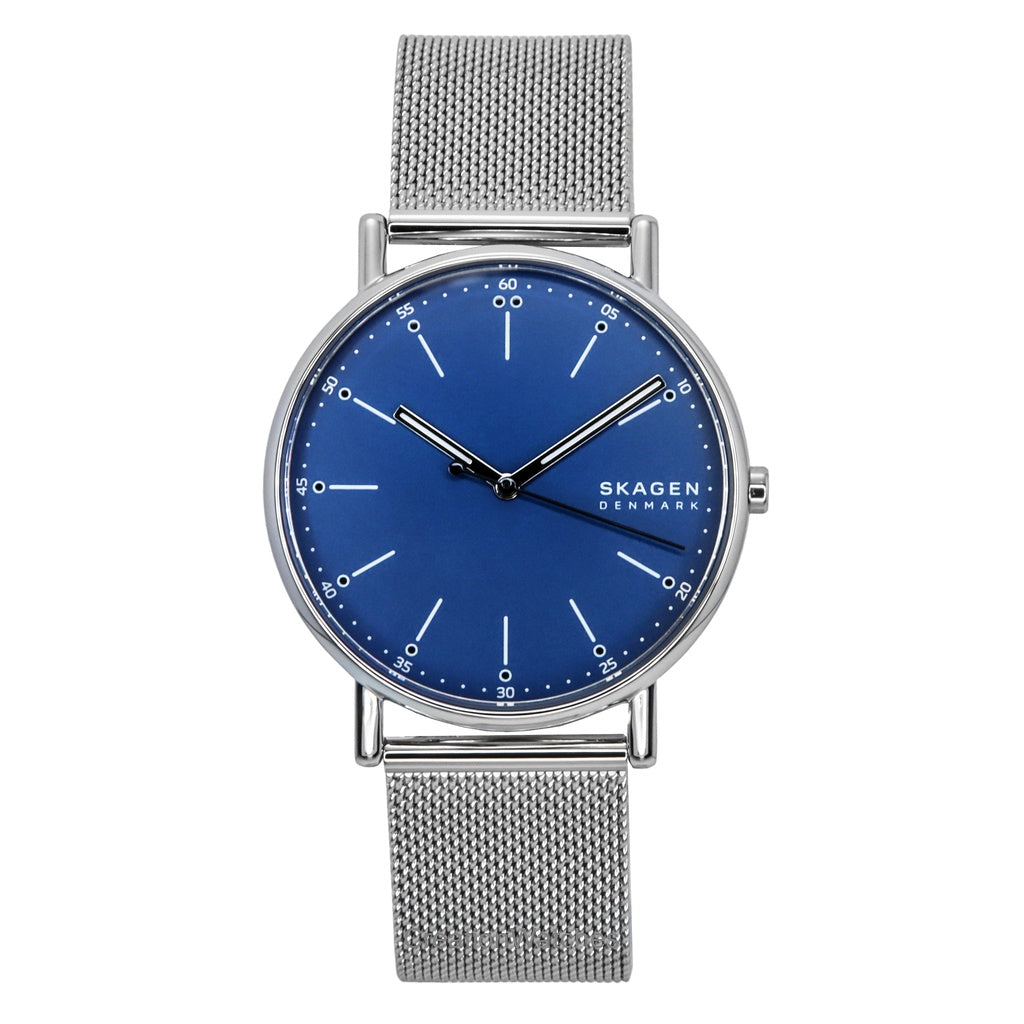 Skagen Signatur Stainless Steel Blue Dial Quartz Skw6904 MenS Watch