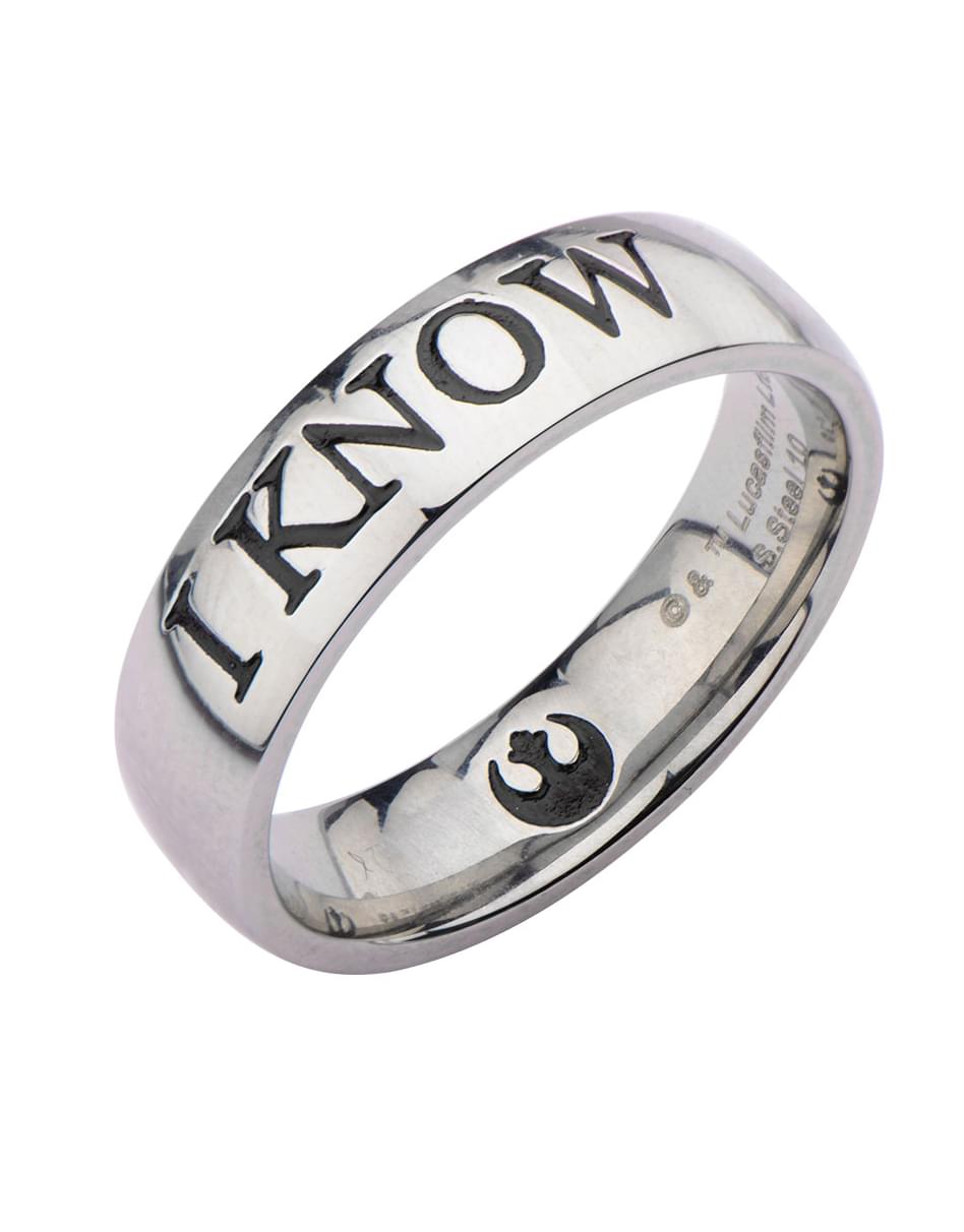 Star Wars I Know Stainless Steel Ring  Size 11