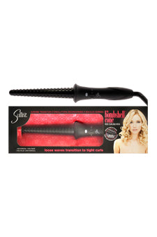 The Bombshell Cone Rod Curling Iron - Black By Sultra For Unisex - 1 Inch Curling Iron