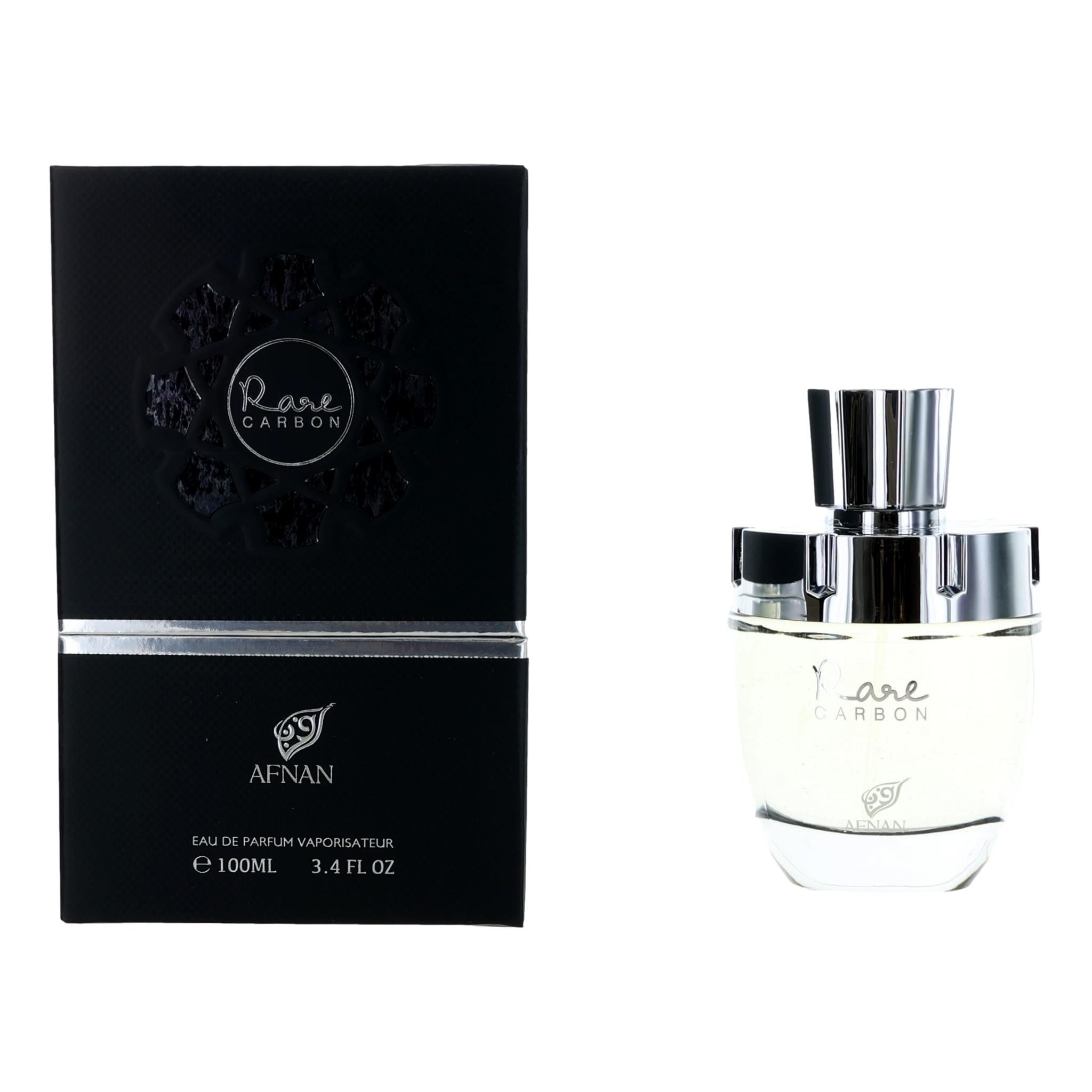 Rare Carbon By Afnan, 3.4 Oz Eau De Parfum Spray For Men