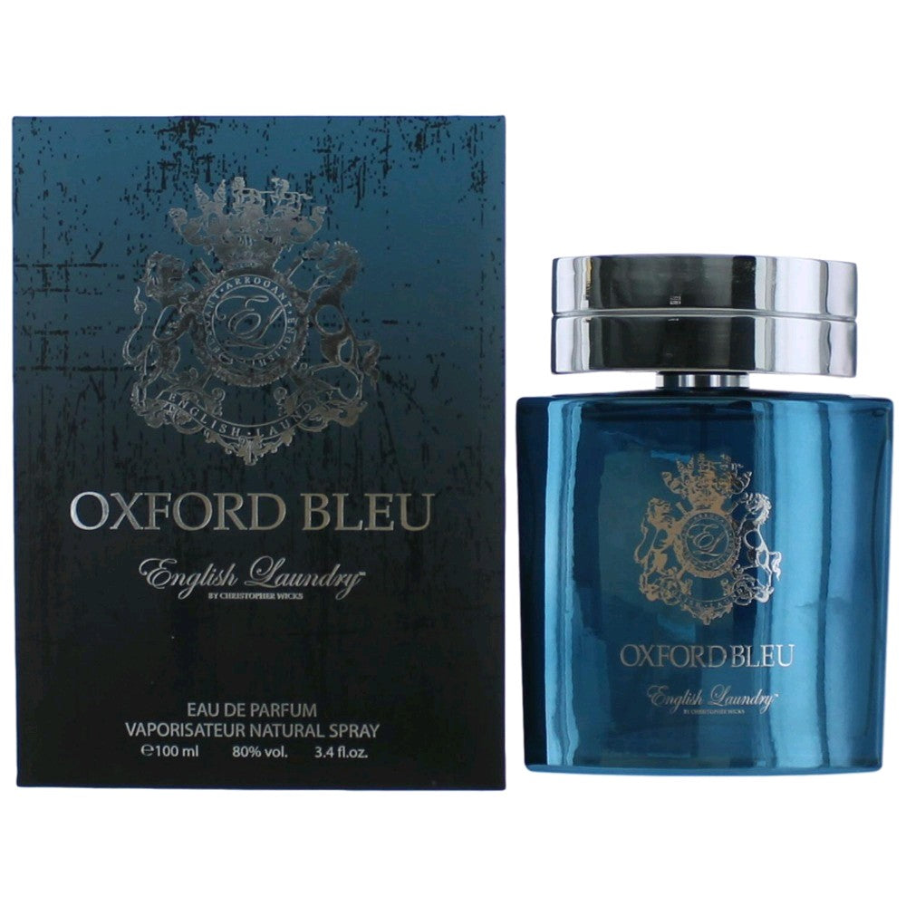 Oxford Bleu By English Laundry, 3.4 Oz Eau De Parfum Spray For Men