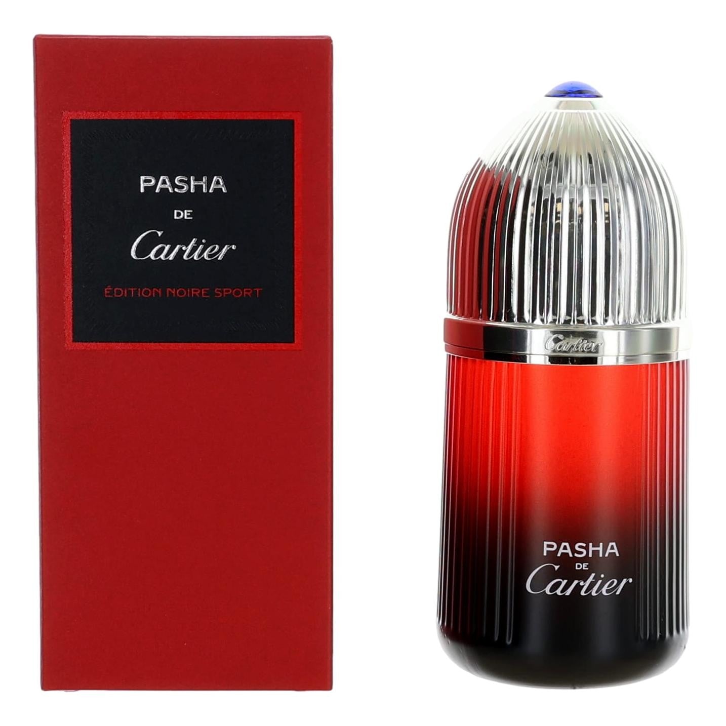 Pasha Noire Sport By Cartier, 3.4 Oz Eau De Toilette Spray For Men