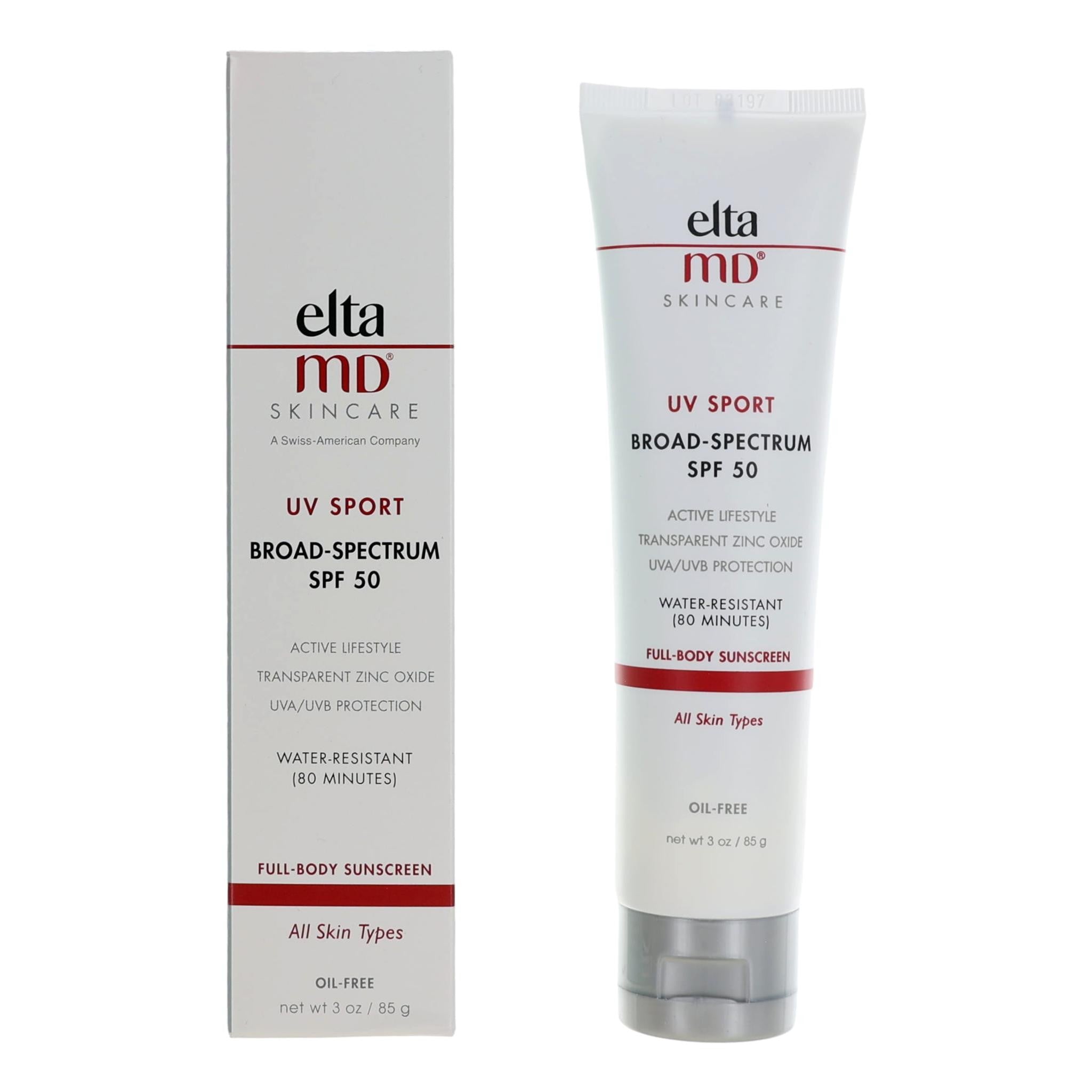 Elta Md Uv Sport Broad Spectrum Spf 50 By Elta Md, 3 Oz Body Sunscreen