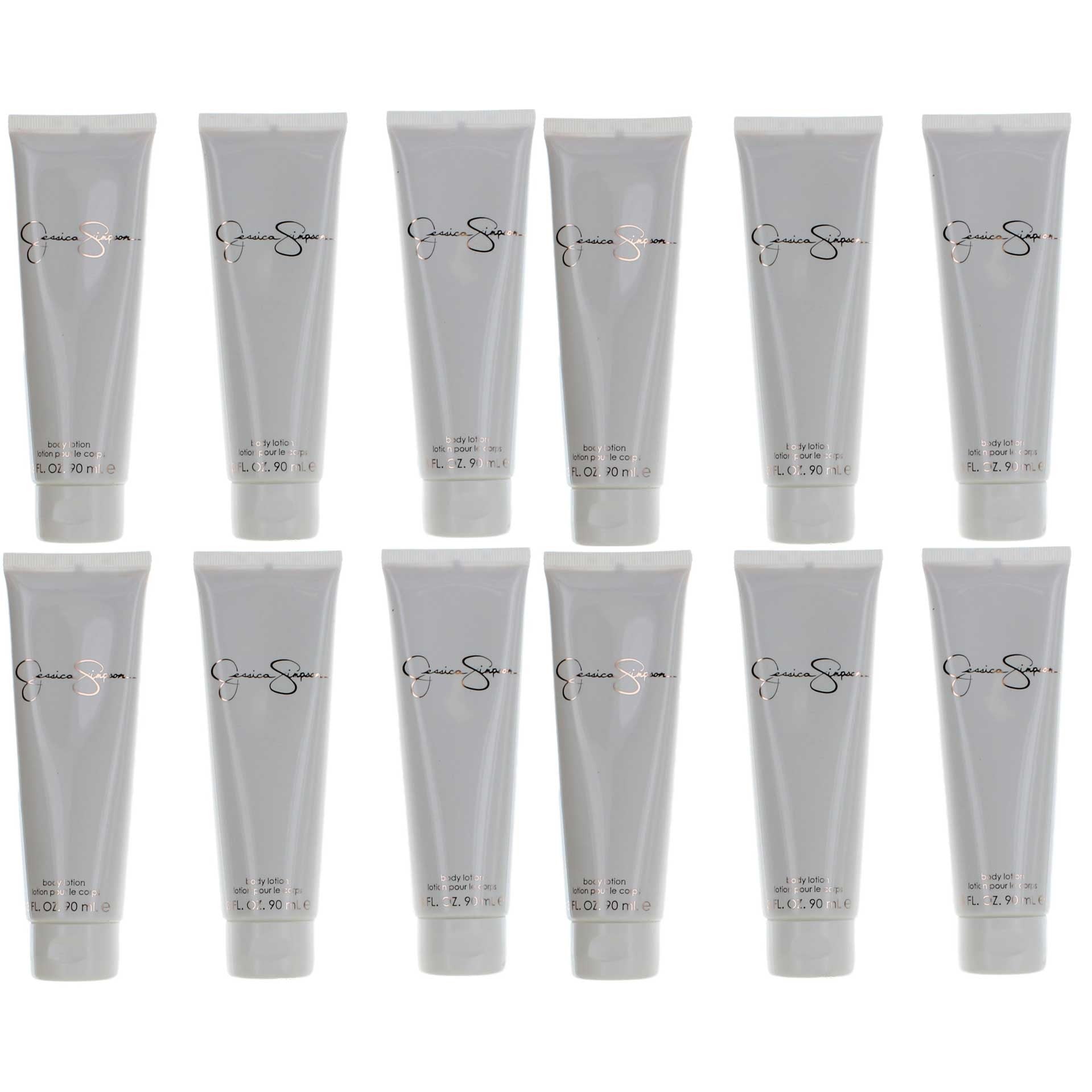 Jessica Simpson Signature By Jessica Simpson, 3 Oz Body Lotion For Women, 12 Pack