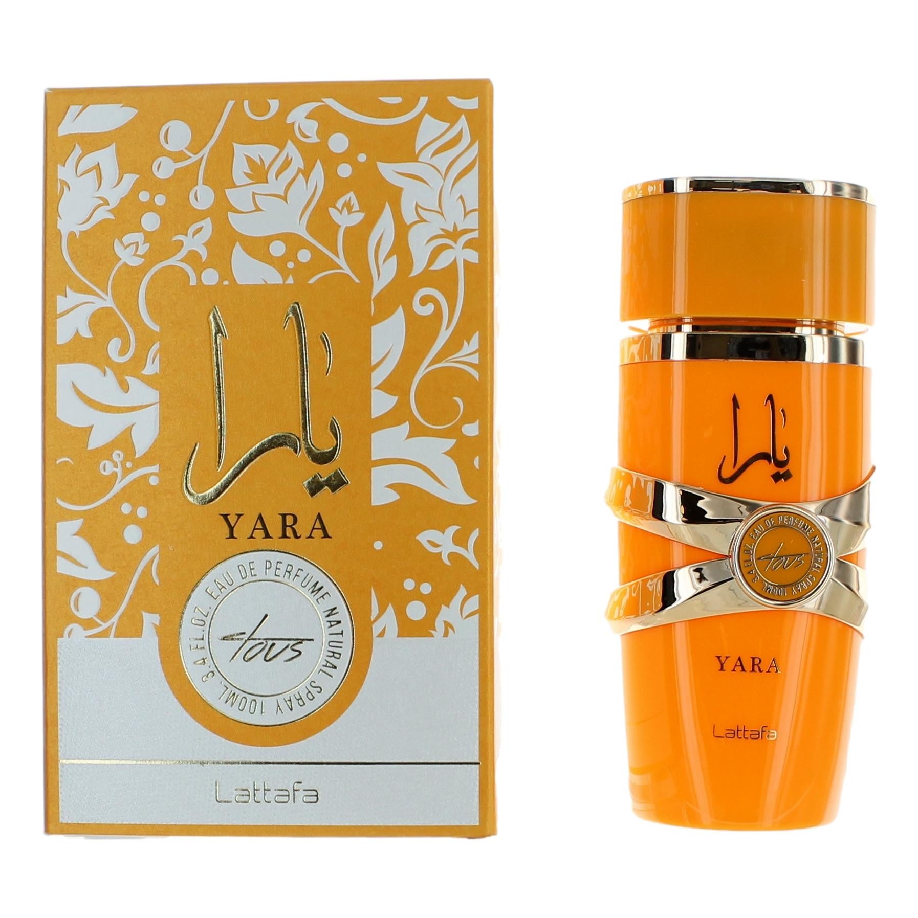 Lattafa Yara Tous Eau de Parfum - Tropical Fruity Floral Vanilla, 3.4 Fl Oz, Long-Lasting Fragrance for Women
