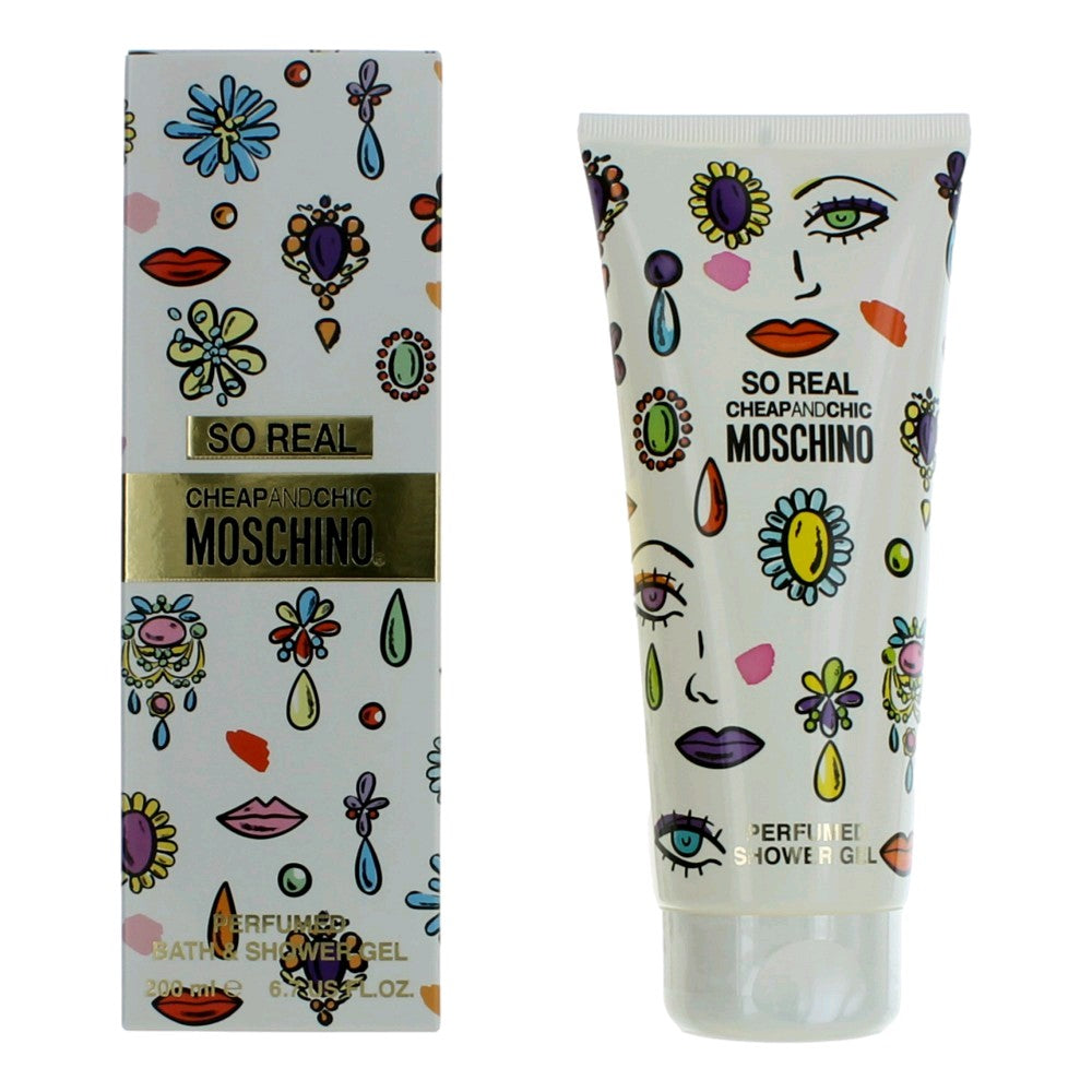 Cheap & Chic So Real By Moschino, 6.7 Oz Shower Gel For Women