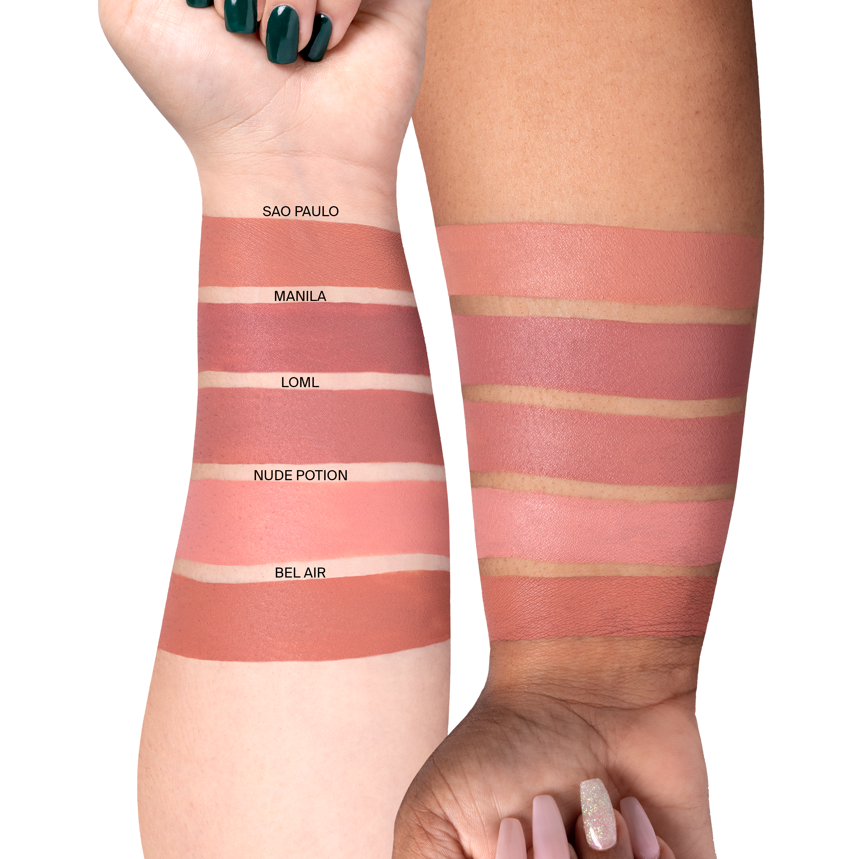 Long Lasting Liquid Lip Set - Everyday Nudes Vol. II