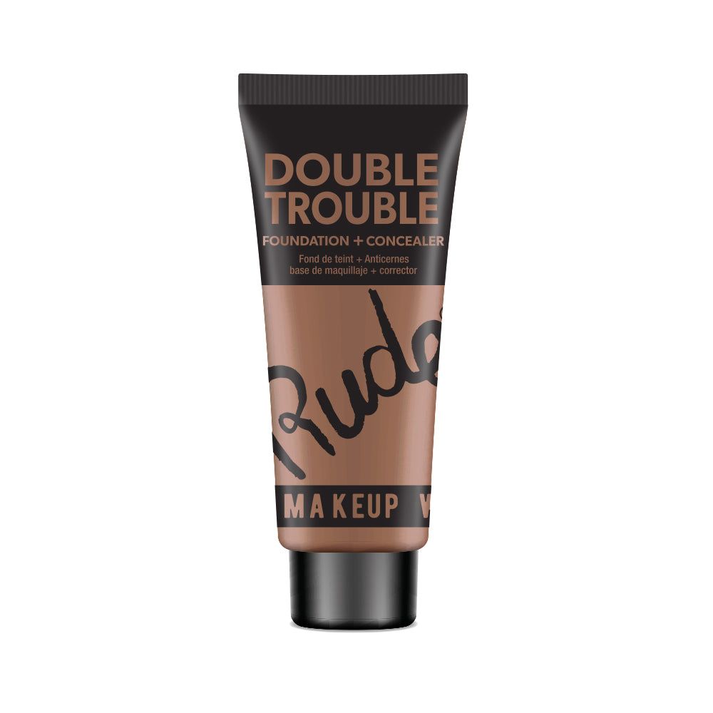 Rude Double Trouble Foundation + Concealer(D0102H2B59Y)