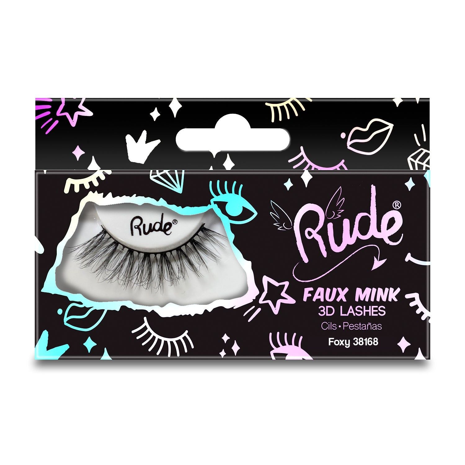 RUDE Essential Faux Mink 3D Lashes(D0102H2BR0A)