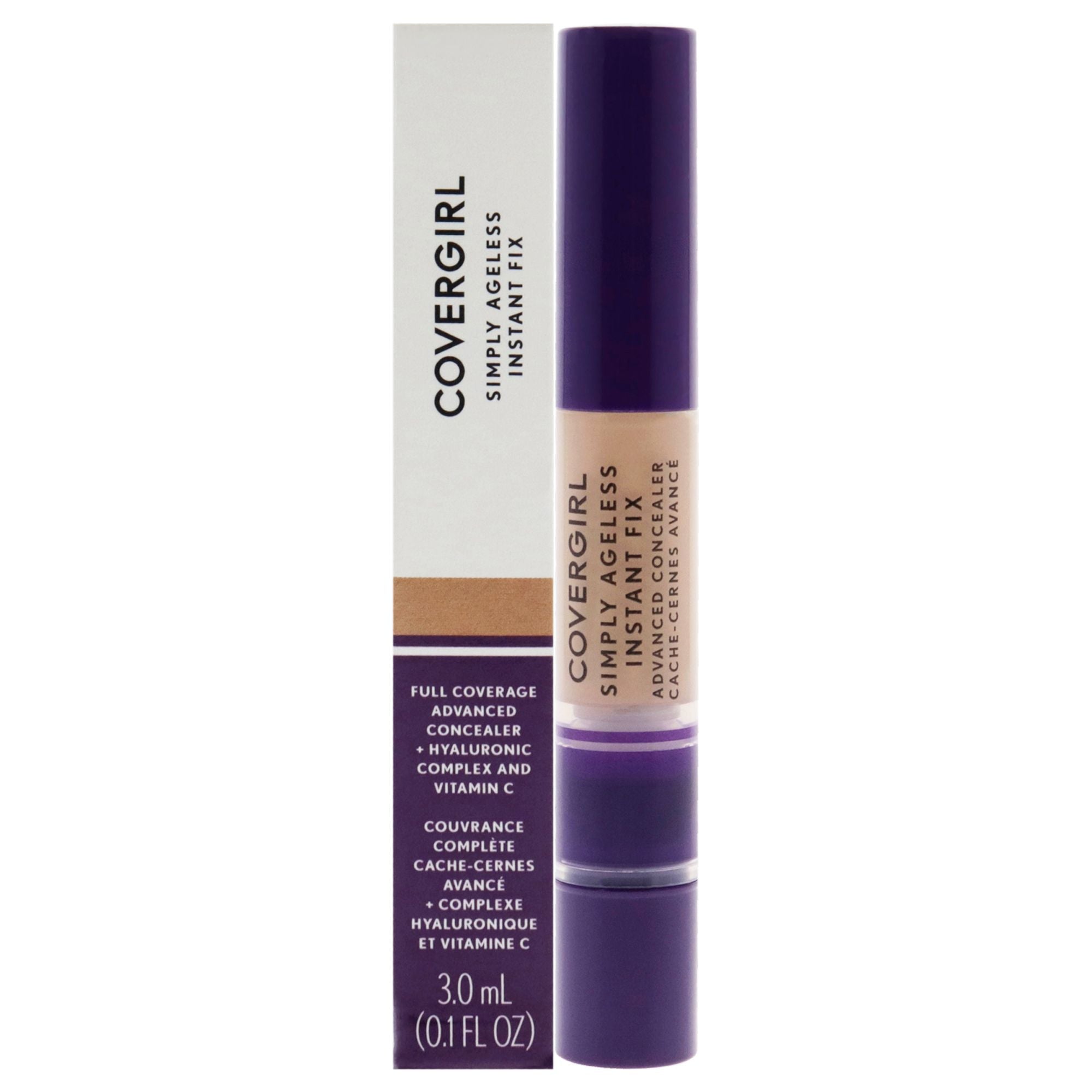 Simply Ageless Instant Fix Advanced Concealer - 360 Honey By Covergirl For Women - 01 Oz Concealer(D0102H2Lawa)