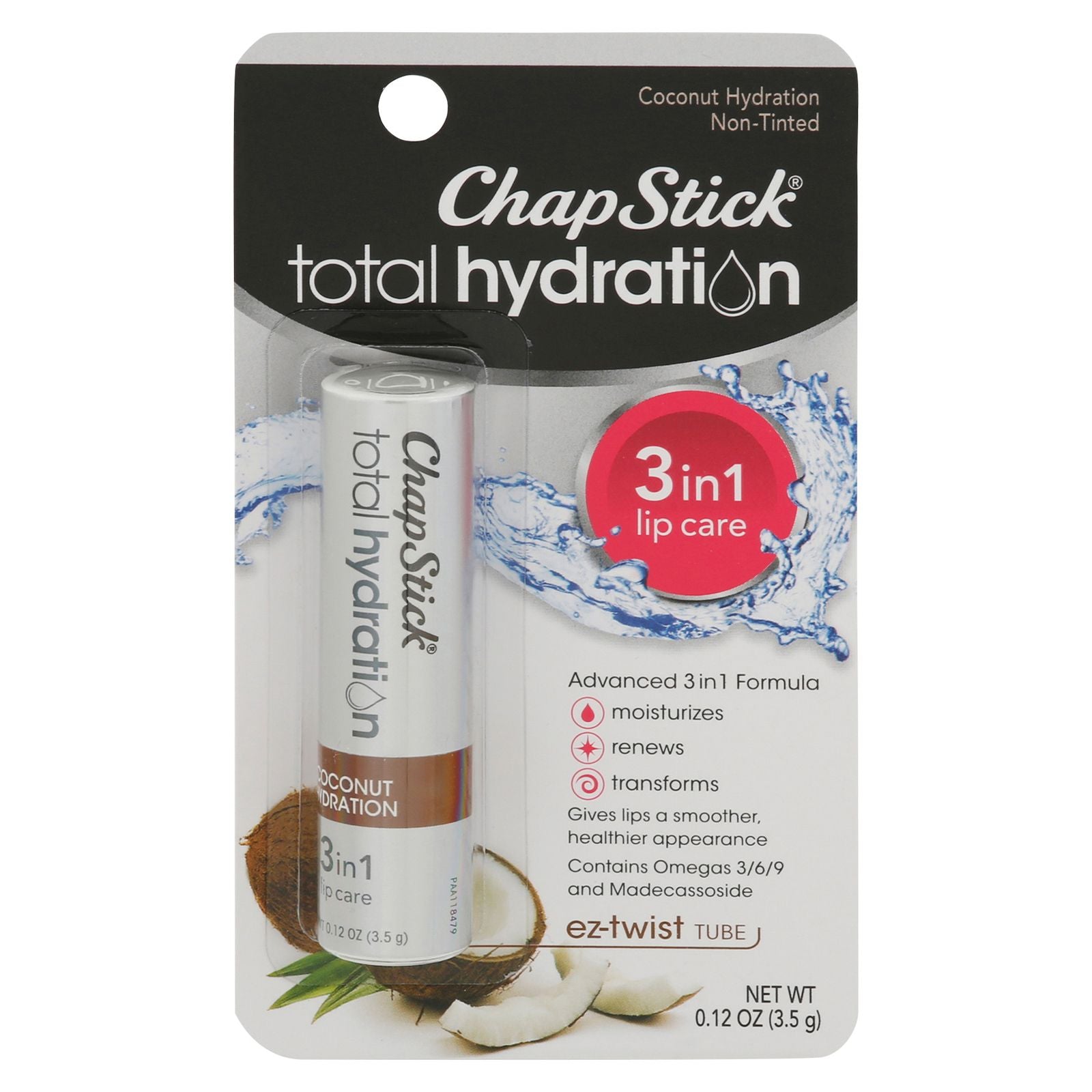 Chapstick - Lip Balm Ttl Hydrtn Coconut - 1 Each-12 Oz(D0102H54Lxt)