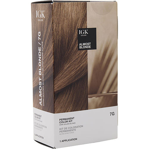 Igk By Igk Permanent Color Kit - 7G Almost Blonde (Golden Blonde)(D0102H5Af26)