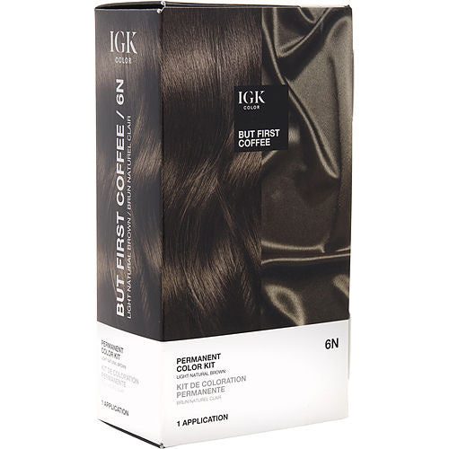 IGK Permanent Color Kit - Light Natural Brown - 1 Count (Pack of 1)