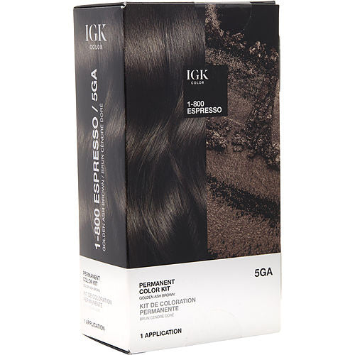 Igk By Igk Permanent Color Kit - 5Ga Espresso (Golden Ash Brown)(D0102H5Afv2)