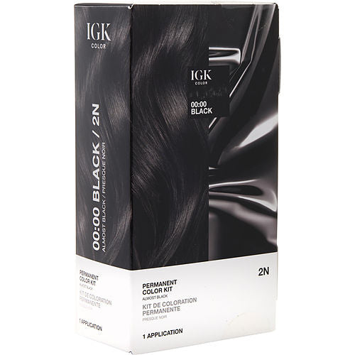 Igk By Igk Permanent Color Kit - 2N Black (Almost Black)(D0102H5Afvx)