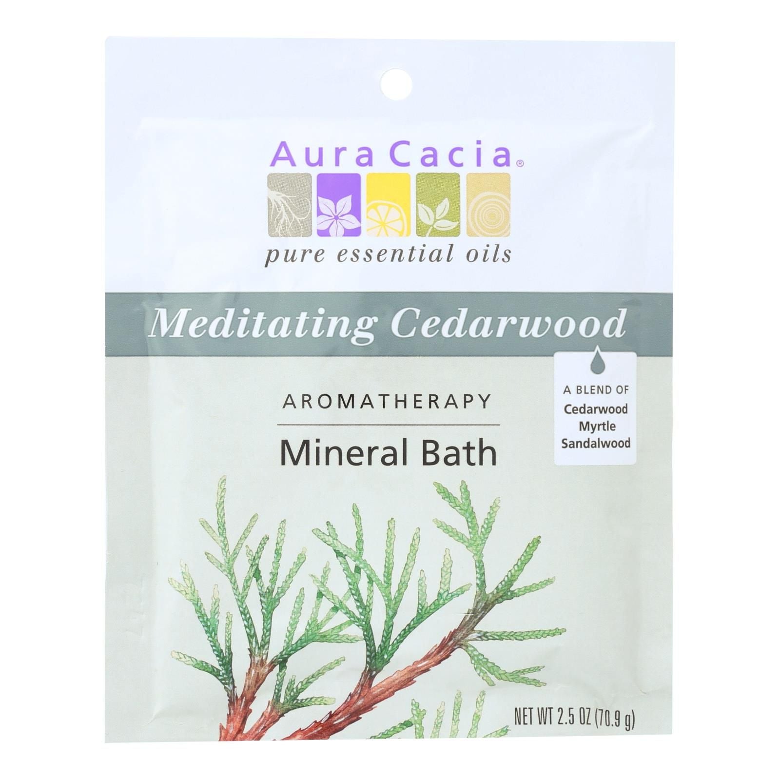 Aura Cacia - Aromatherapy Mineral Bath Meditation - 25 Oz - Case Of 6(D0102H5Ke6P)