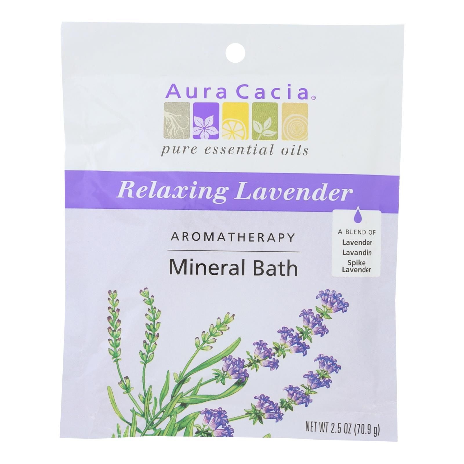 Aura Cacia - Aromatherapy Mineral Bath Lavender Harvest - 25 Oz - Case Of 6(D0102H5Kezp)