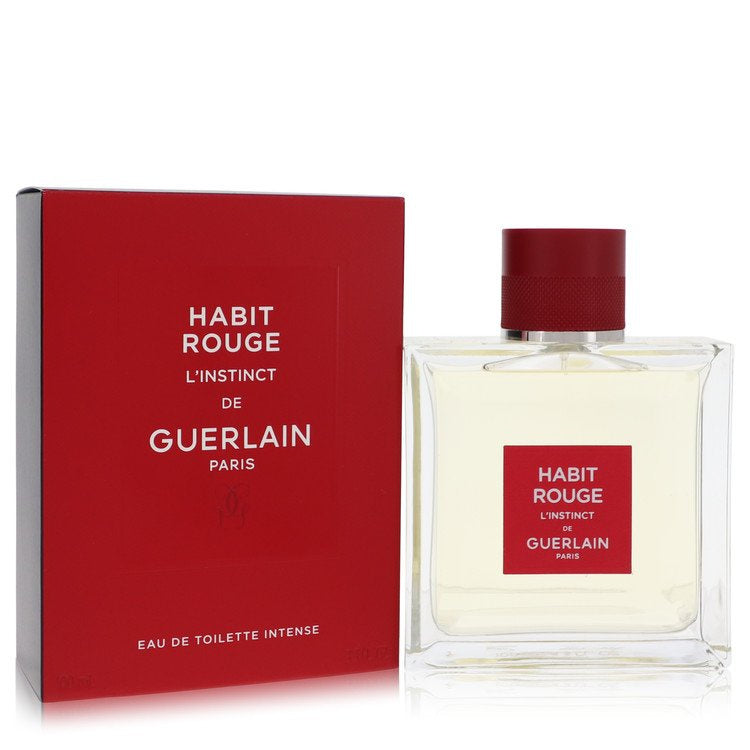 Habit Rouge Linstinct By Guerlain Eau De Toilette Intense Spray(D0102H5Re8T)