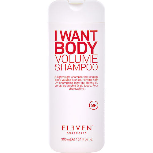 ELEVEN AUSTRALIA I Want Body Volume Shampoo - Thicker & Fuller Hair, 10.1 Fl Oz, Model ELE122