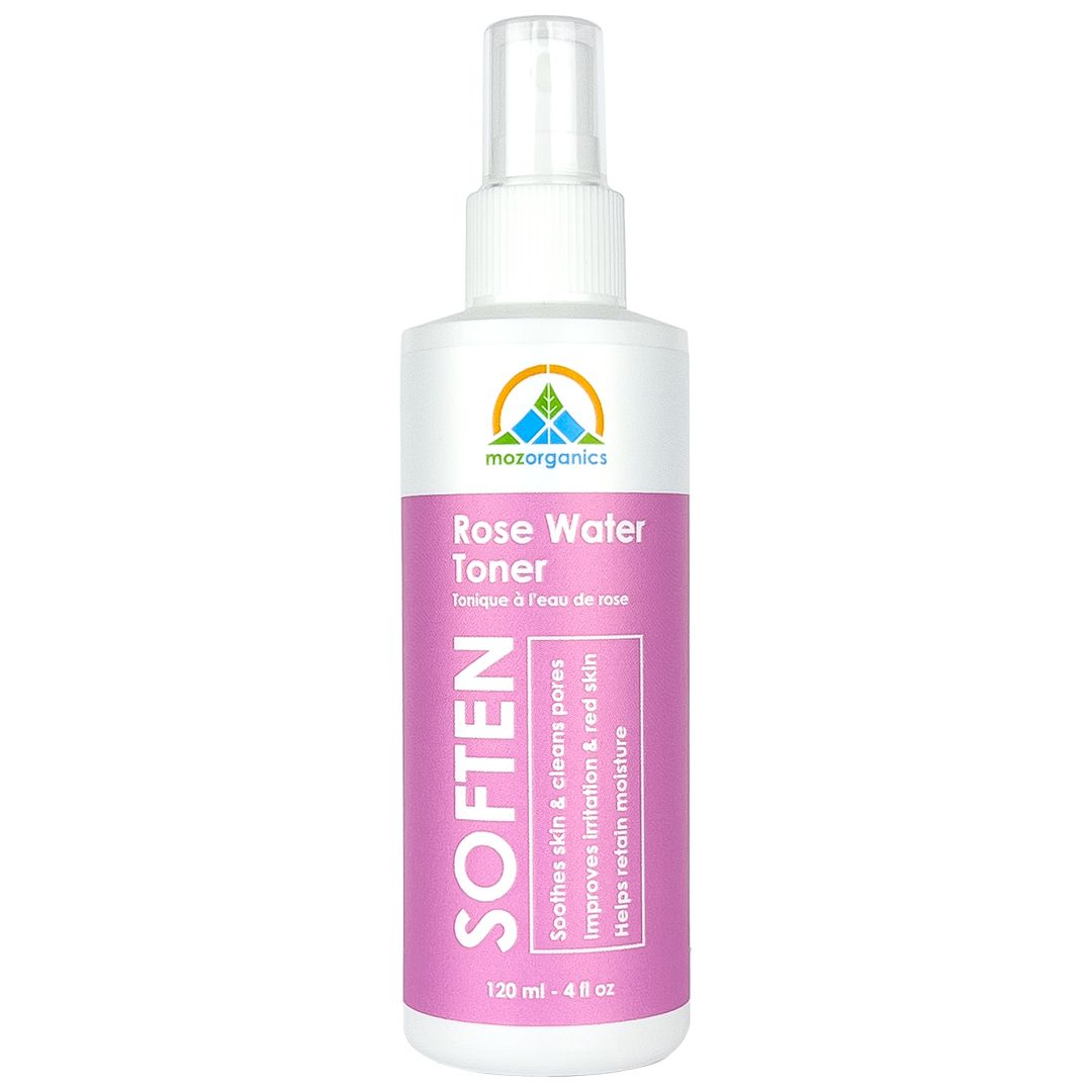 Rose Water Toner For Face & Hair - Moroccan Rose Petal Water Hydrates And Freshens Dry Skin - 4 Floz120 Ml(D0102H71Blj)