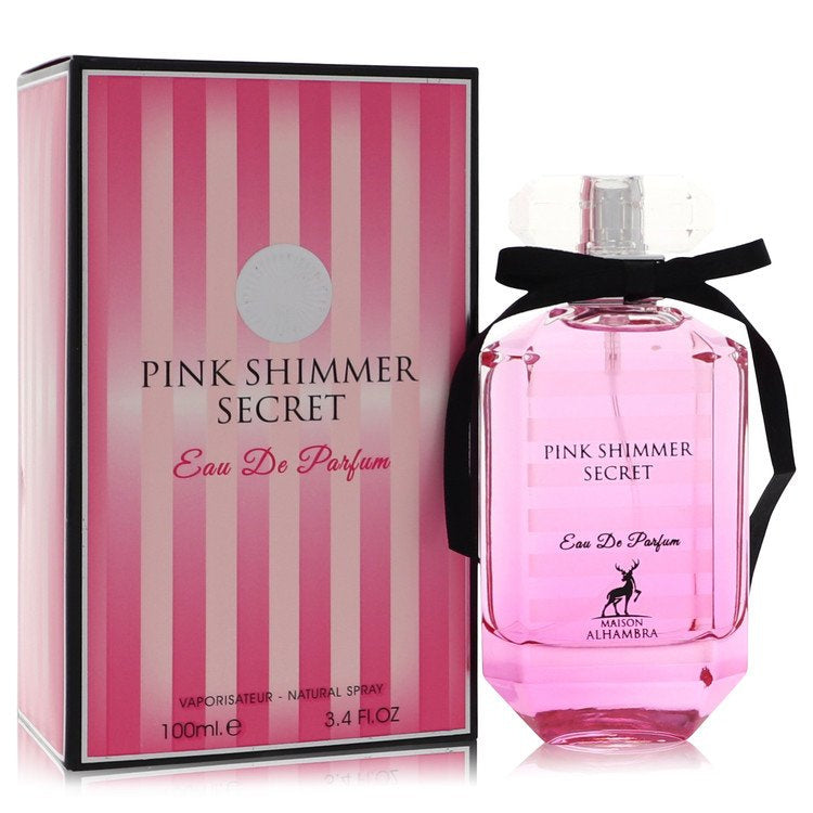 Pink Shimmer Secret By Maison Alhambra Eau De Parfum Spray(D0102H7Hakp)