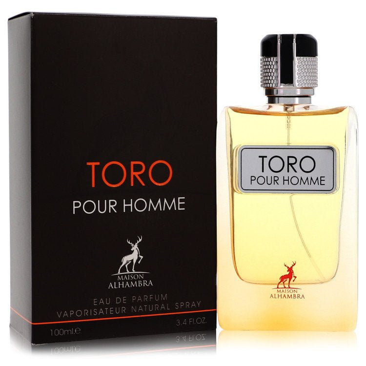 Maison Alhambra Toro for Men EDP Spray, 3.4 oz - Premium Fragrance for Him, Long-Lasting Scent, Perfect Gift