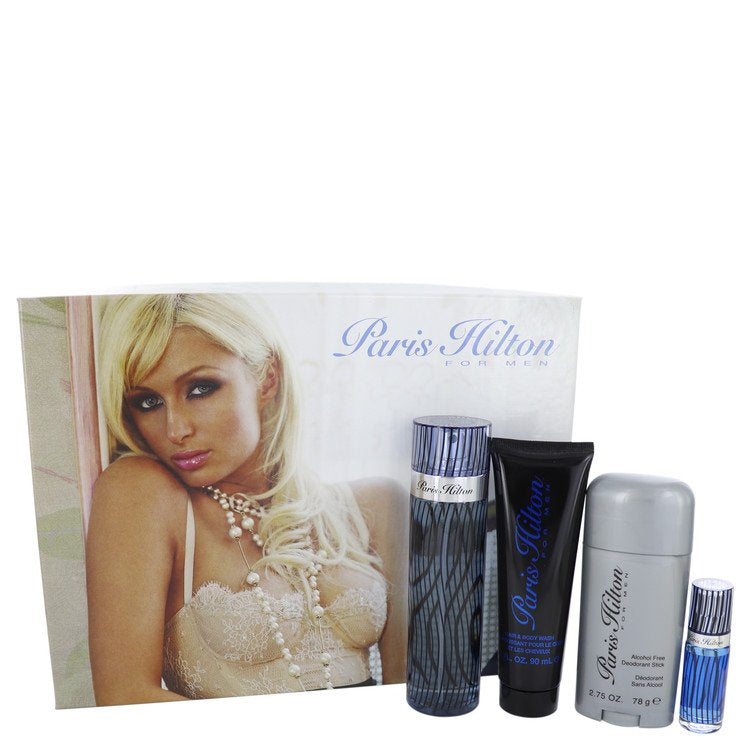 Paris Hilton by Paris Hilton gift Set  34 oz Eau De Toilette Spray + 3 oz Body Wash + 275 oz Deodorant Stick + 25 Mini EDT Spr