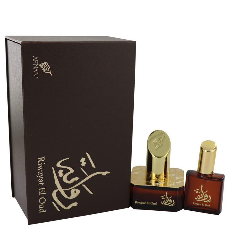 Riwayat El Oud by Afnan Eau De Parfum Spray + Free .67 oz Travel EDP Spray 1.7 oz(D0102HA75K7.)