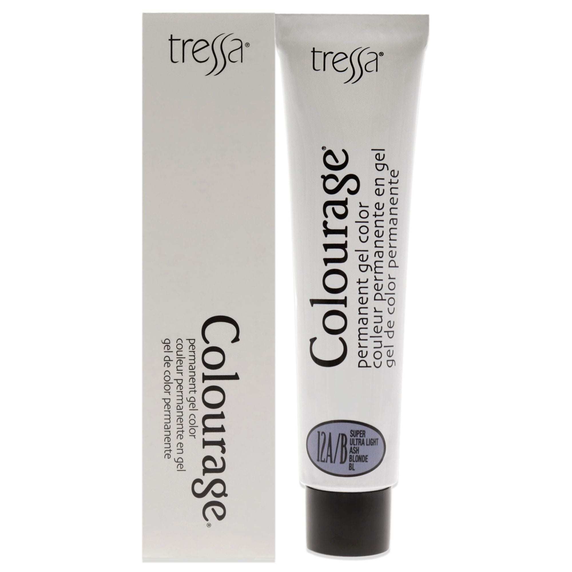 colourage Permanent gel color - 12AB Super Ultra Light Ash Blonde by Tressa for Unisex - 2 oz Hair color(D0102HgPN8V)