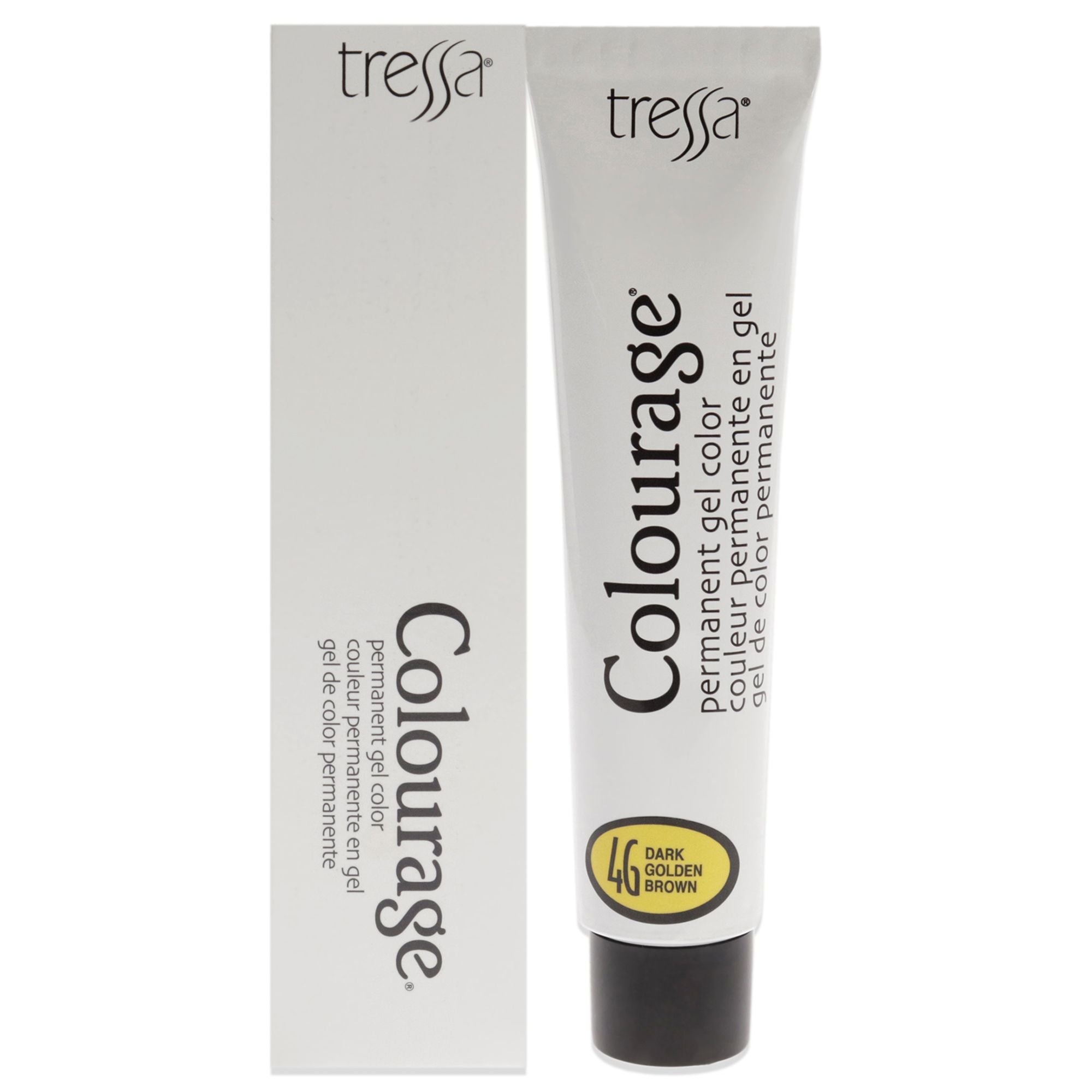 colourage Permanent gel color - 4g Dark golden Brown by Tressa for Unisex - 2 oz Hair color(D0102HgPNKW)