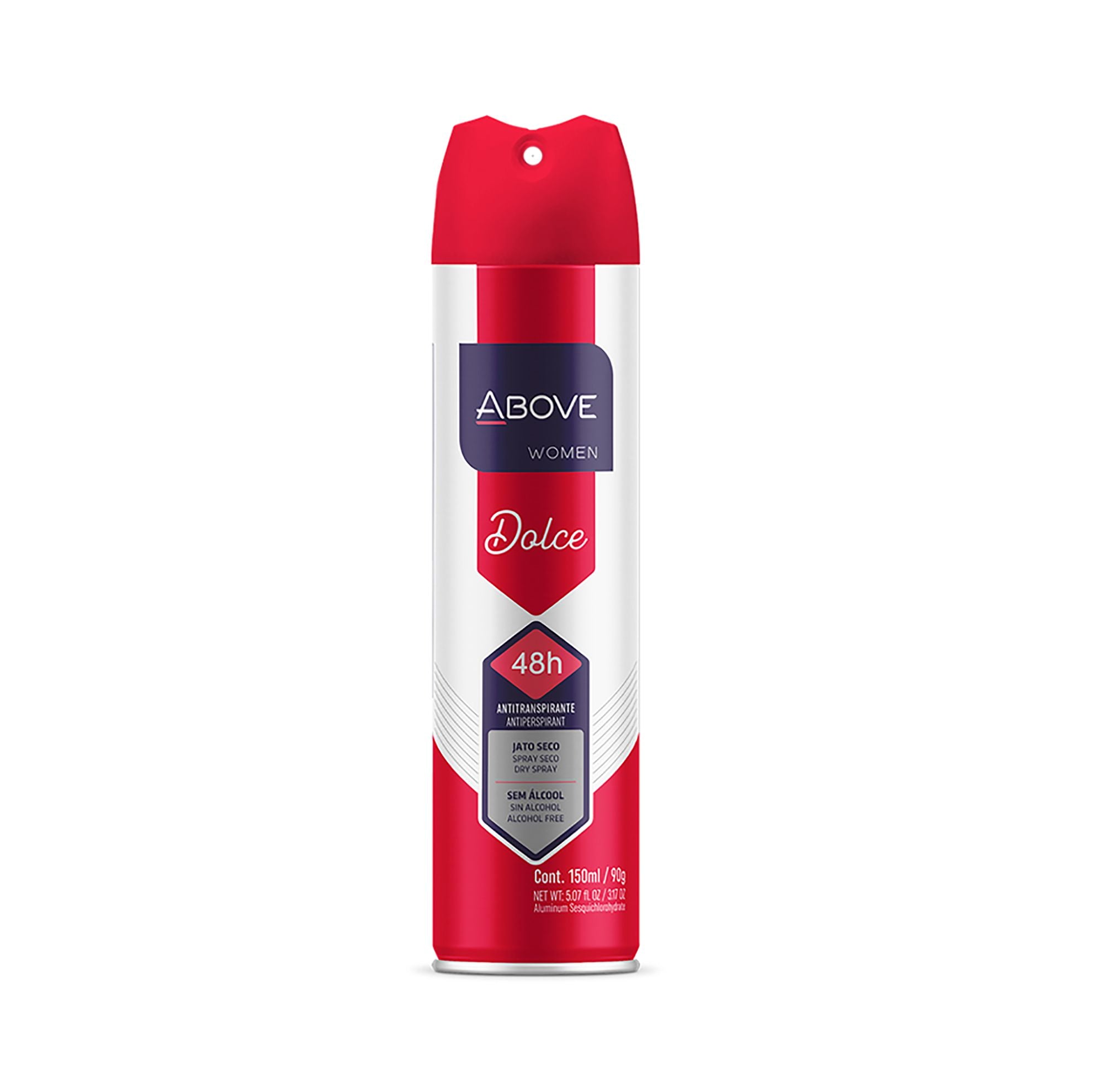 Above Dolce Vita - 48 Hours Antiperspirant Deodorant - Dry Spray For Women - Notes Of Apple, Berries And Mandarin - Protects Aga