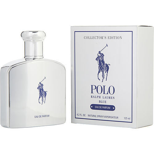 POLO BLUE by Ralph Lauren EAU DE PARFUM SPRAY 4.2 OZ (COLLECTORS EDITION)(D0102HH7ZC8.)