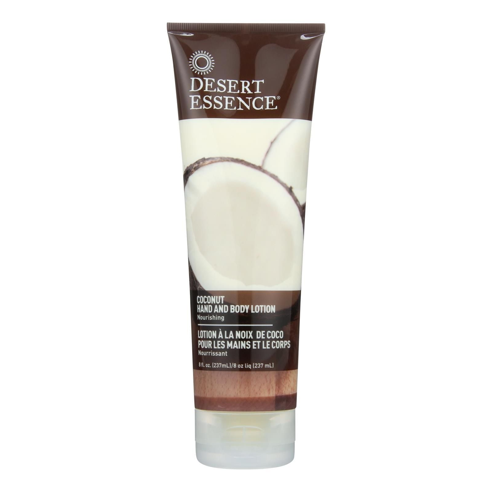 Desert Essence  Hand and Body Lotion Coconut  8 fl oz(D0102HHMN67.)