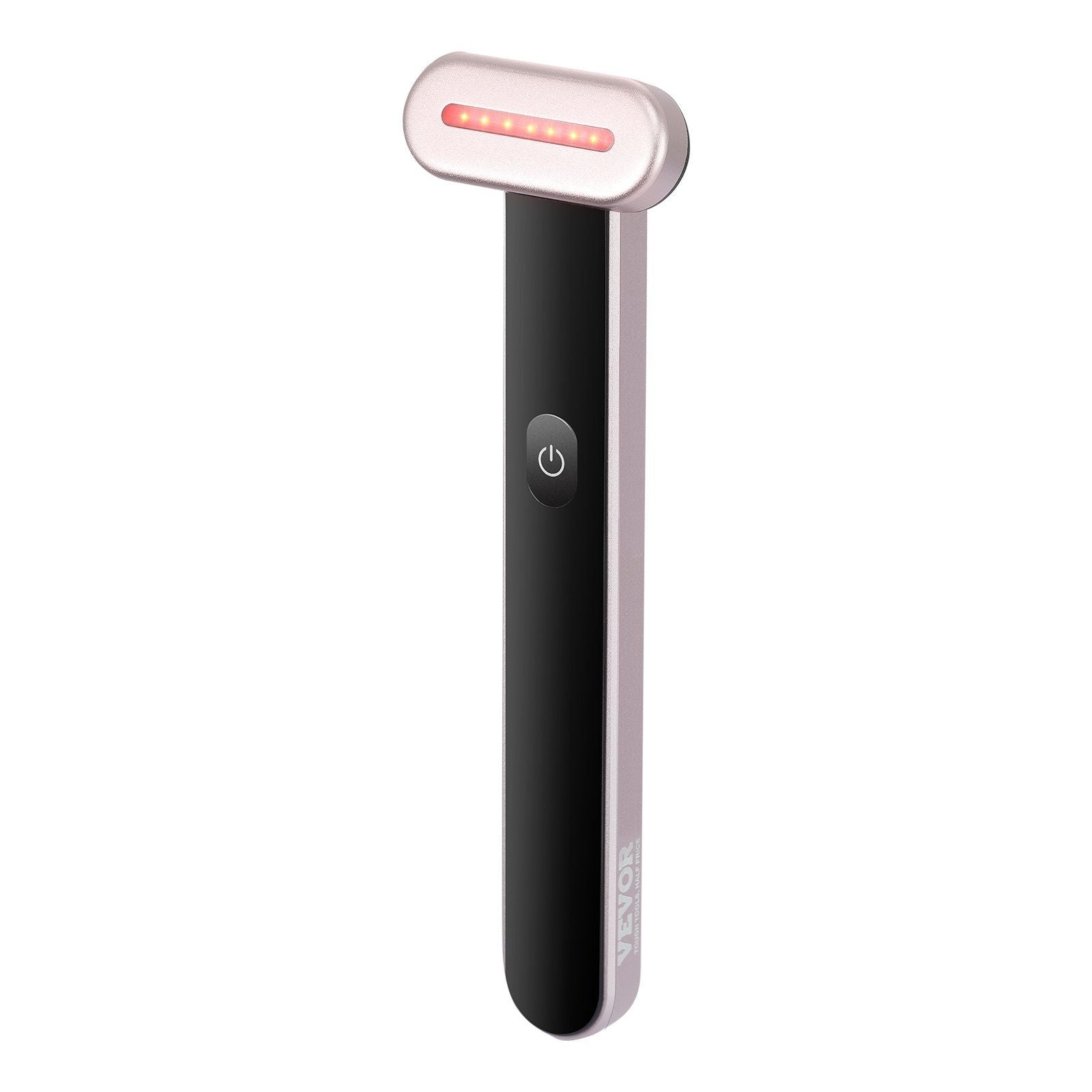 VEVOR Red Light Therapy Wand for Face and Neck, 3-in-1 LED Facial Wand Red Light Therapy Device with Heating Therapy| Vibrating 