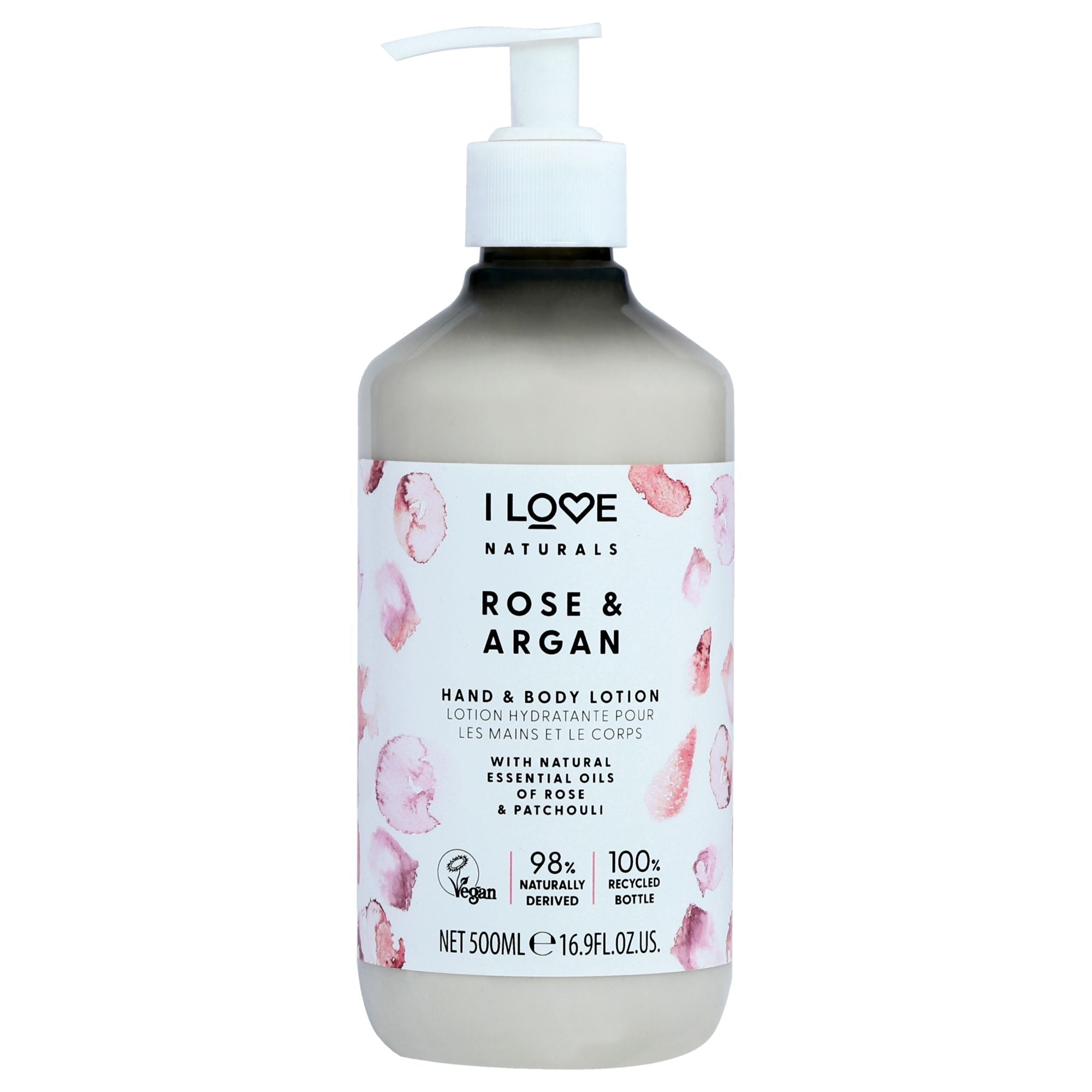 Naturals Hand and Body Lotion - Rose and Argan