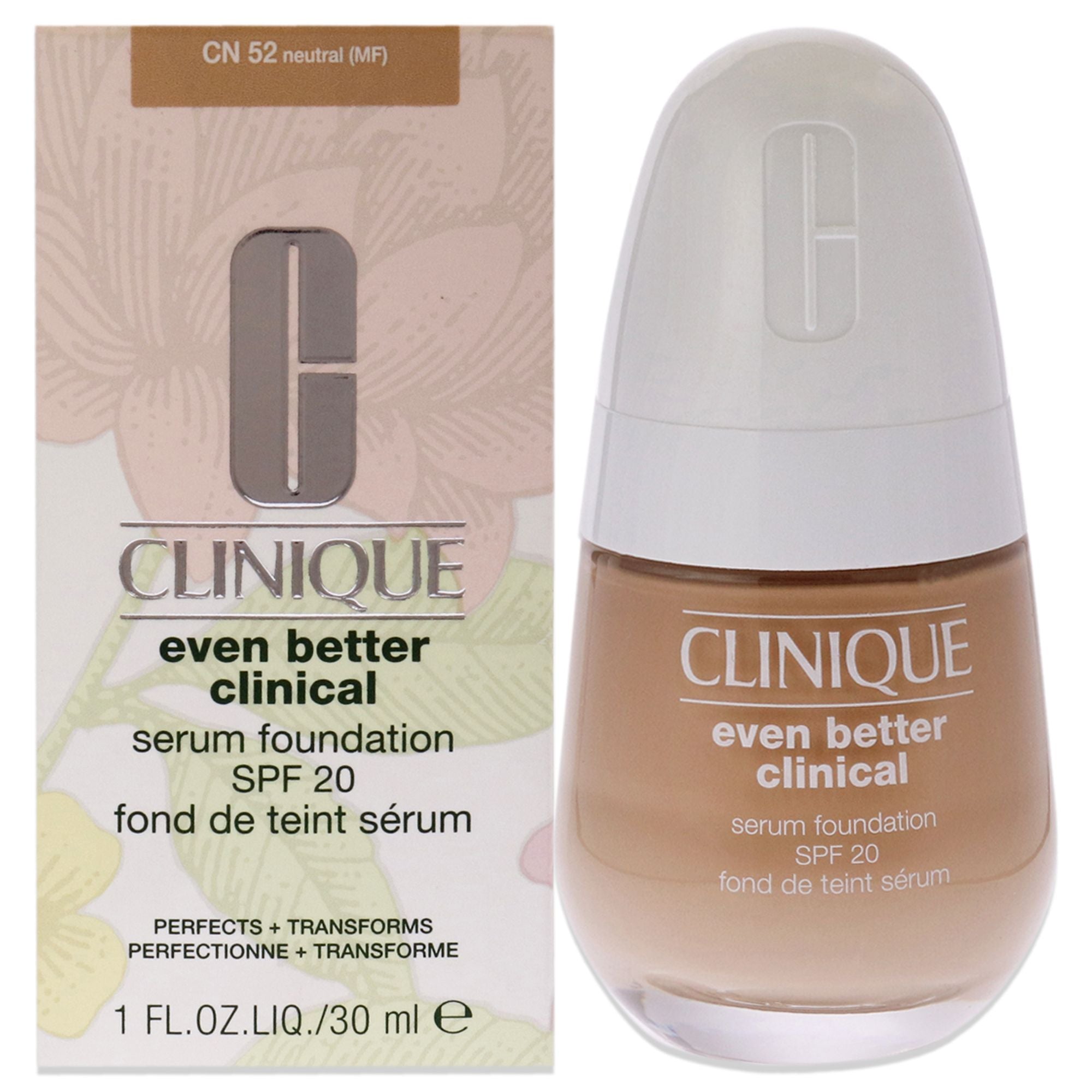 Even Better Clinical Serum Foundation SPF 20 - CN 52 Neutral by Clinique for Women - 1 oz Foundation