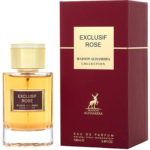 MAISON ALHAMBRA EXCLUSIF ROSE by Lattafa EAU DE PARFUM SPRAY 3.4 OZ