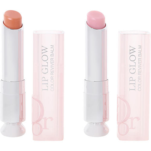 CHRISTIAN DIOR by Christian Dior Dior Addict Lip Glow Color Reviving Lip Balm Duo - # 001 Pink / 004 Coral --2x3.2g/0.11oz