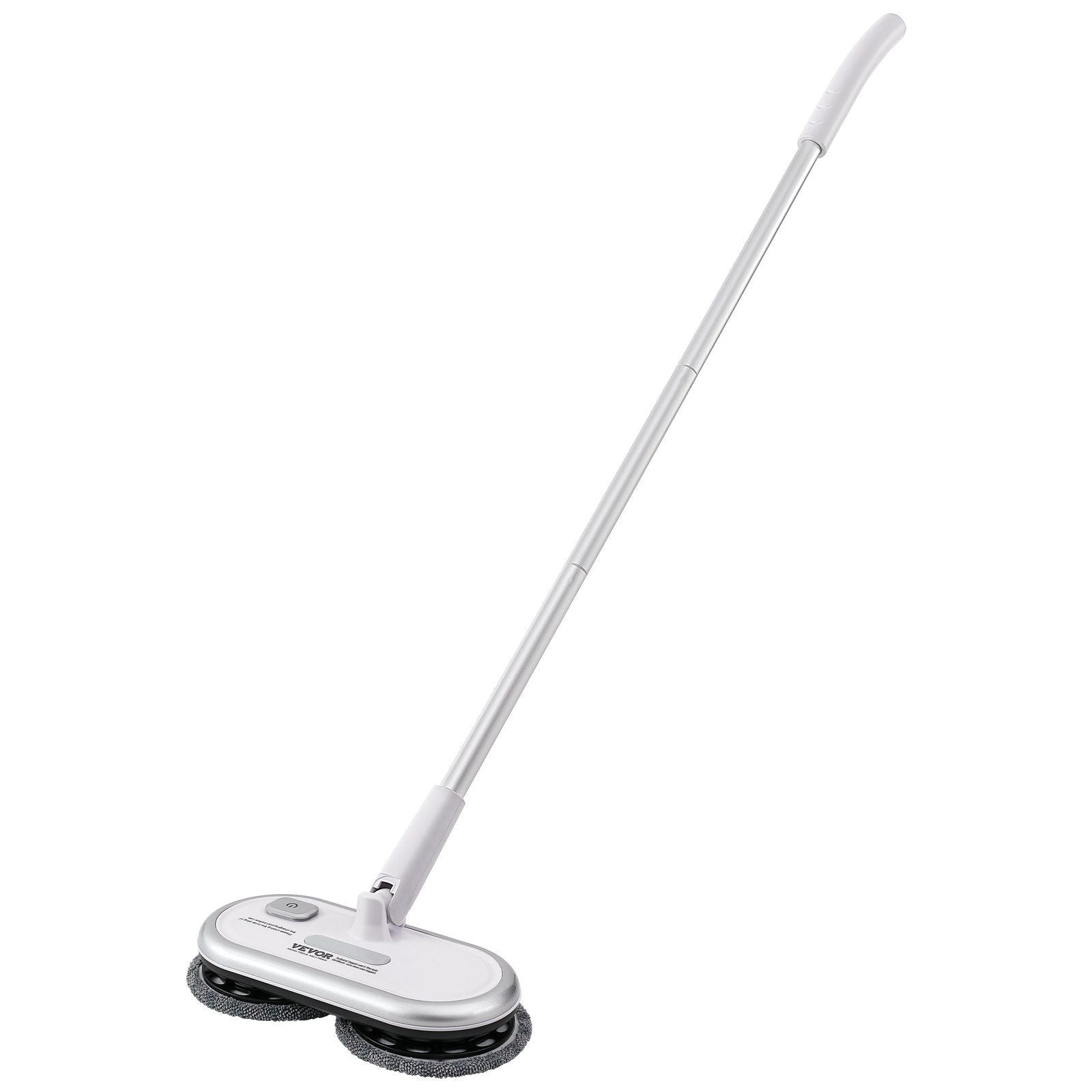 VEVOR Cordless Electric Mop, Up to 70 mins Powerful Battery, Electric Spin Mop with Dual Spinning Mop Heads, 4 Microfiber Pads &