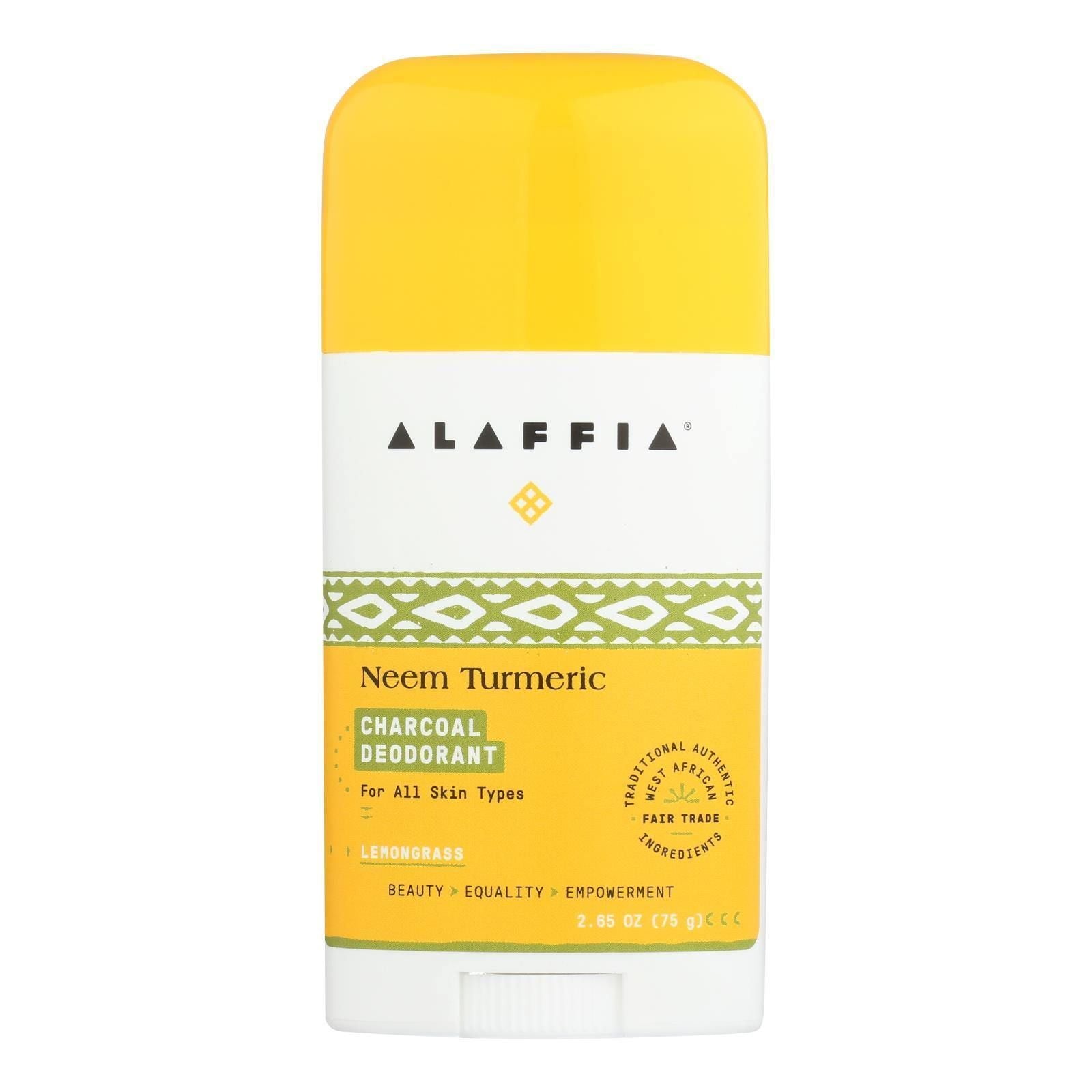Alaffia - Deodorant Turmrc Lmngrs Ttree - 1 Each - 2.65 OZ(D0102HX29EG.)