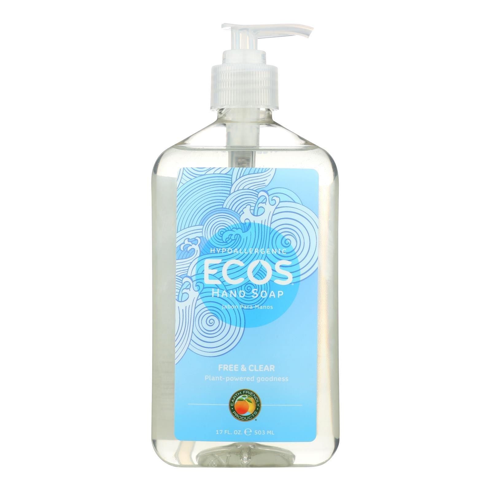 ECOS Hand Soap - Free And Clear - Case of 6 - 17 fl oz.(D0102HX7797.)