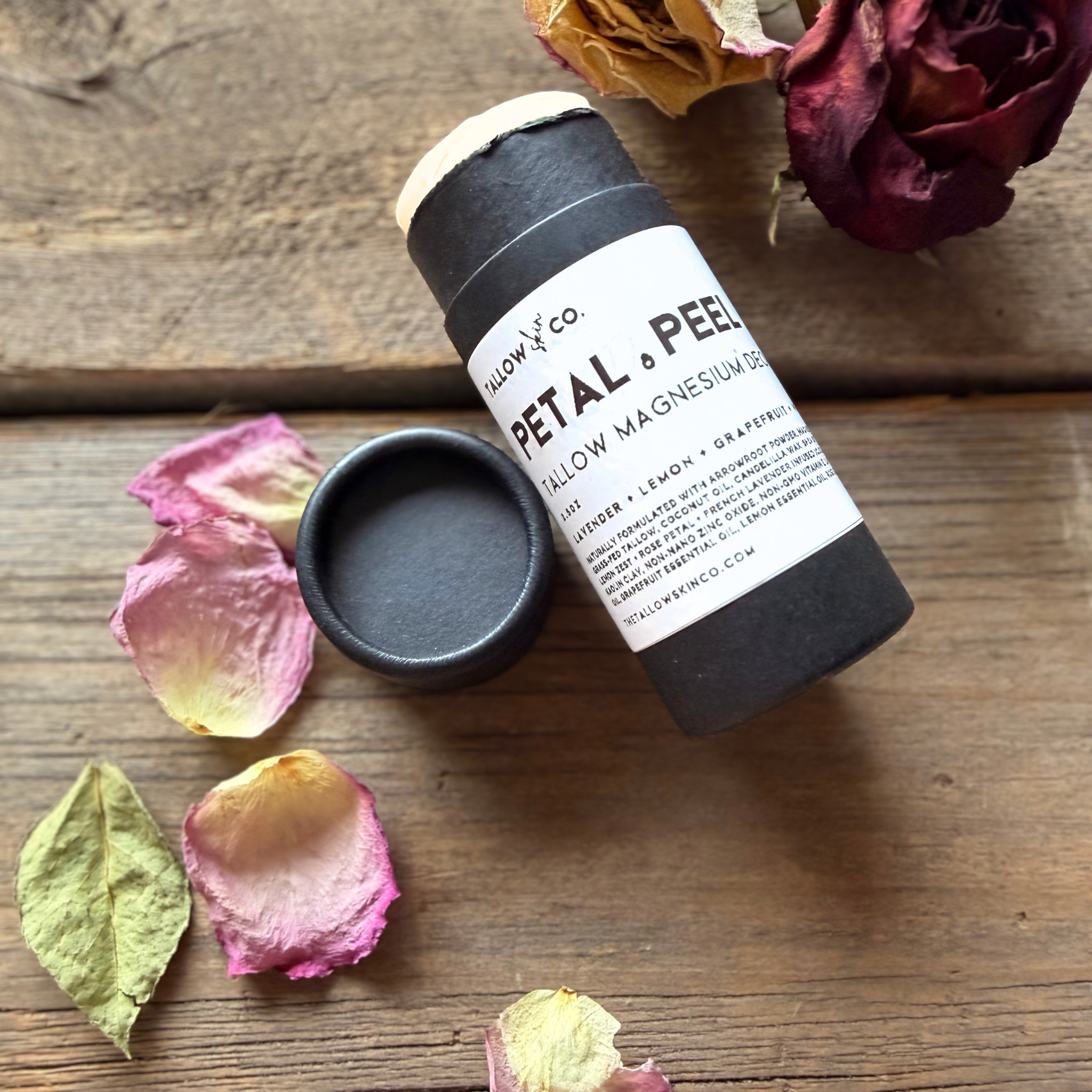 Petal & Peel | Tallow Magnesium Deodorant